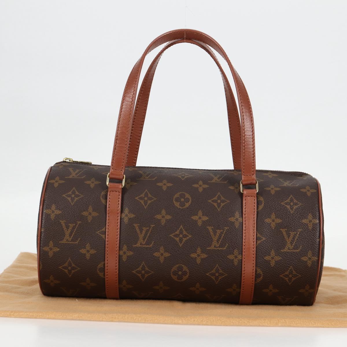 LOUIS VUITTON Monogram Papillon 30 Hand Bag M51385 LV Auth 136488V