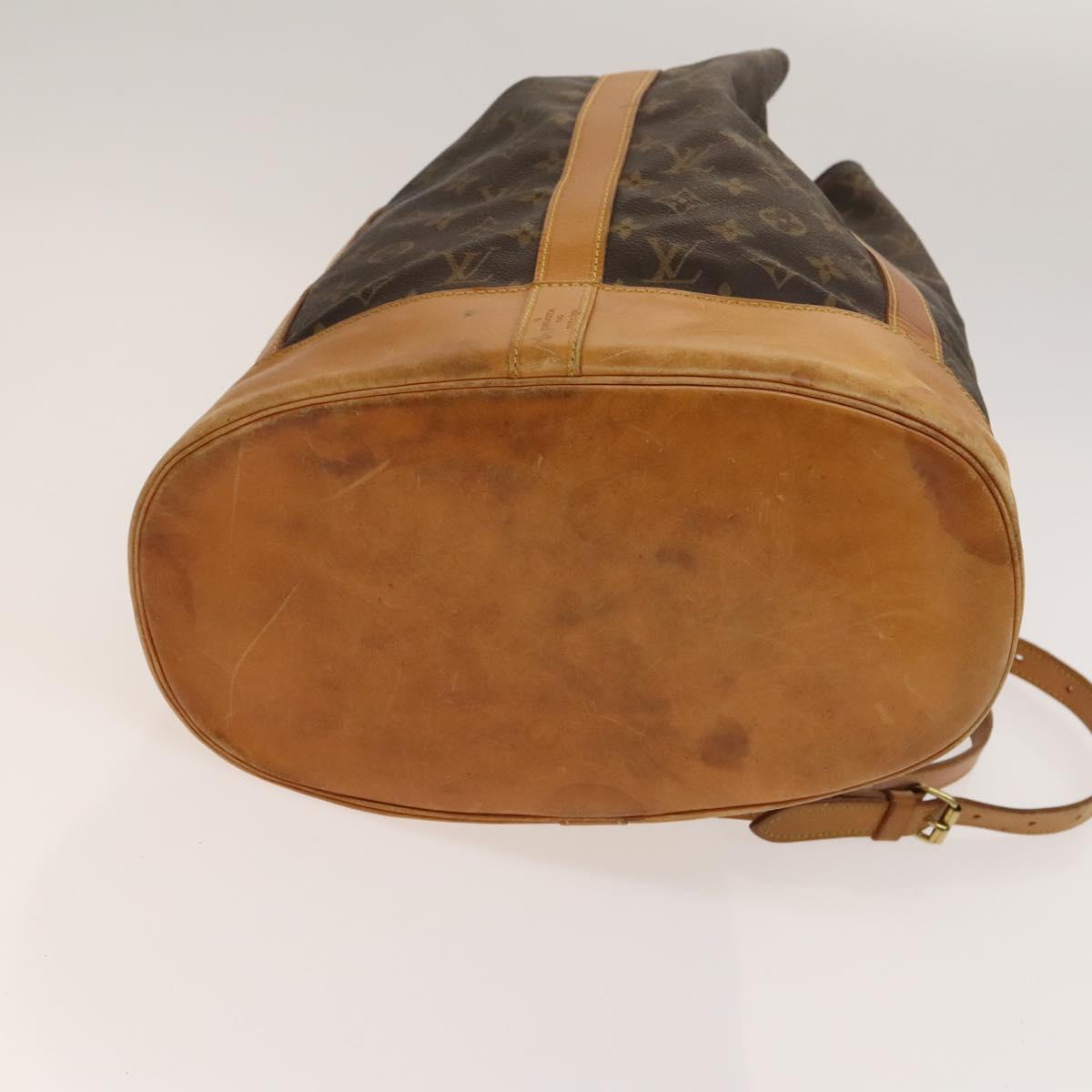 LOUIS VUITTON Monogram Randonnee GM Shoulder Bag M42244 LV Auth 136502