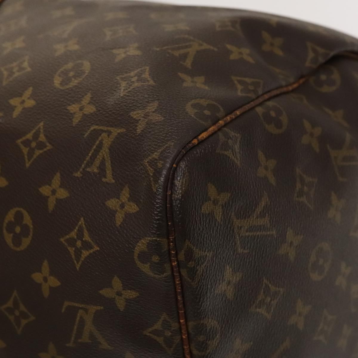 LOUIS VUITTON Monogram Keepall 55 Boston Bag M41424 LV Auth 136505