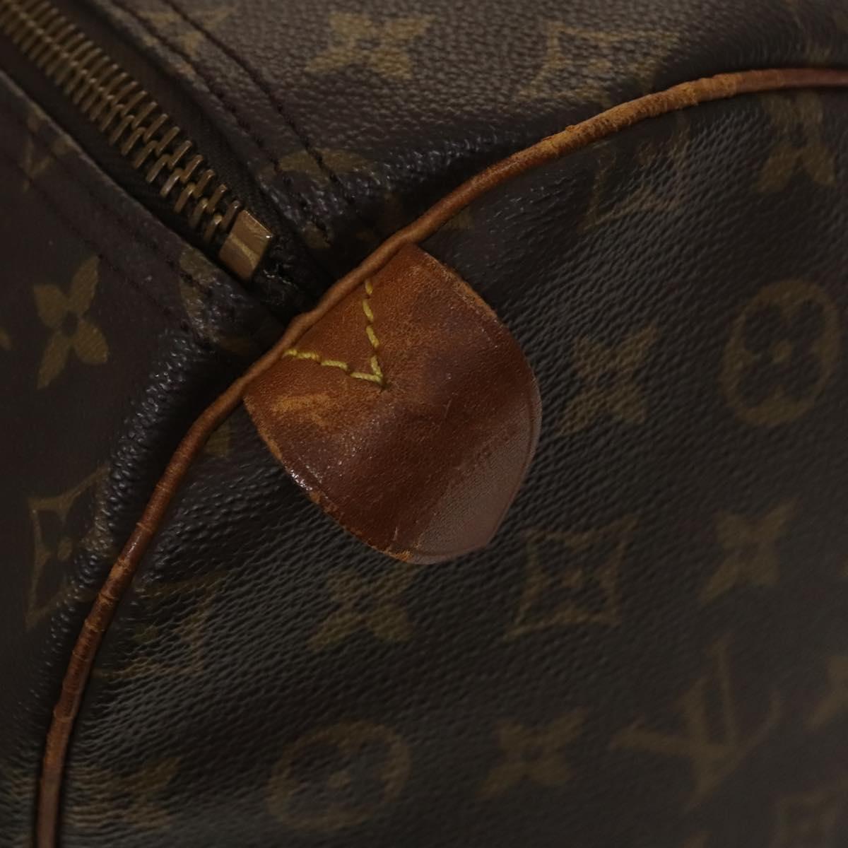 LOUIS VUITTON Monogram Keepall 55 Boston Bag M41424 LV Auth 136505