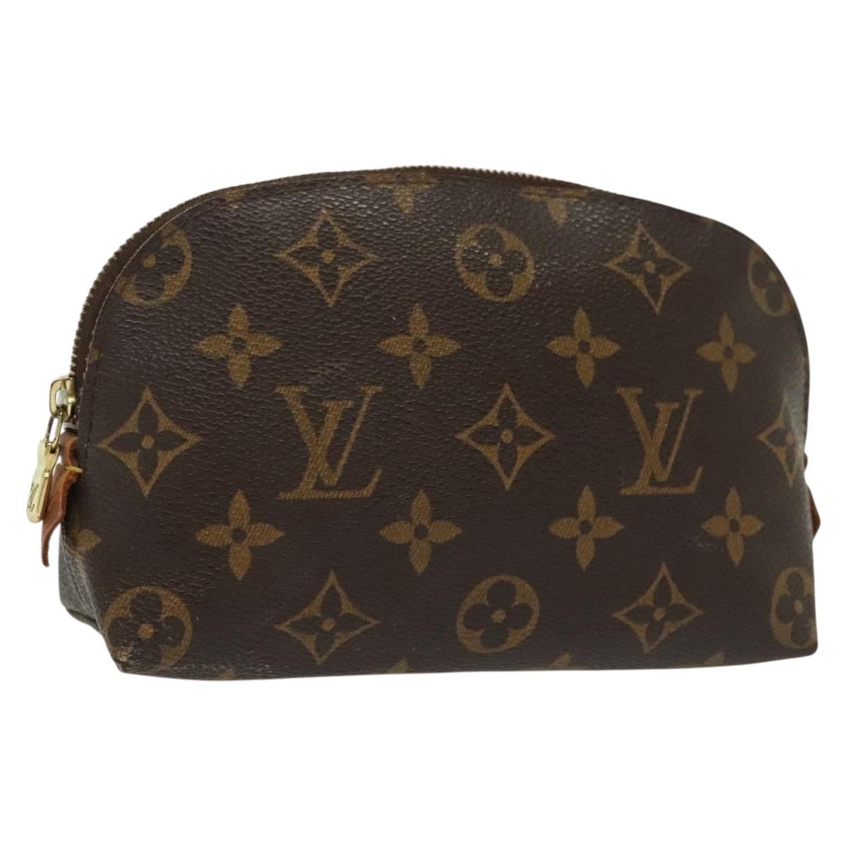 LOUIS VUITTON Monogram Pochette Cosmetic PM Pouch M43998 LV Auth 136512