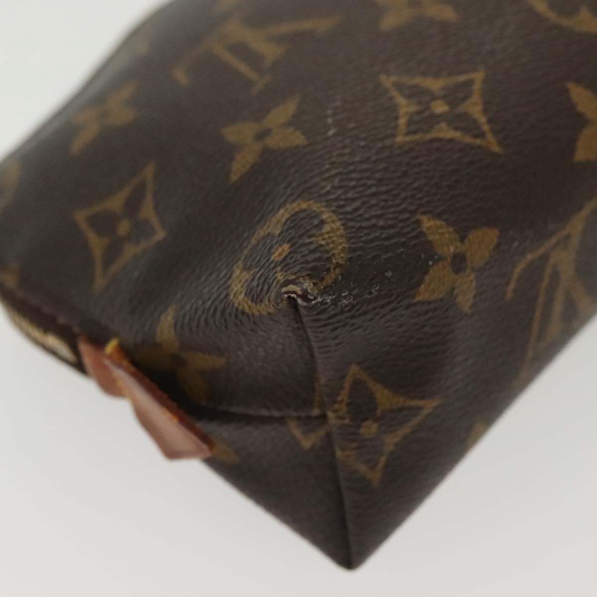 LOUIS VUITTON Monogram Pochette Cosmetic PM Pouch M43998 LV Auth 136512