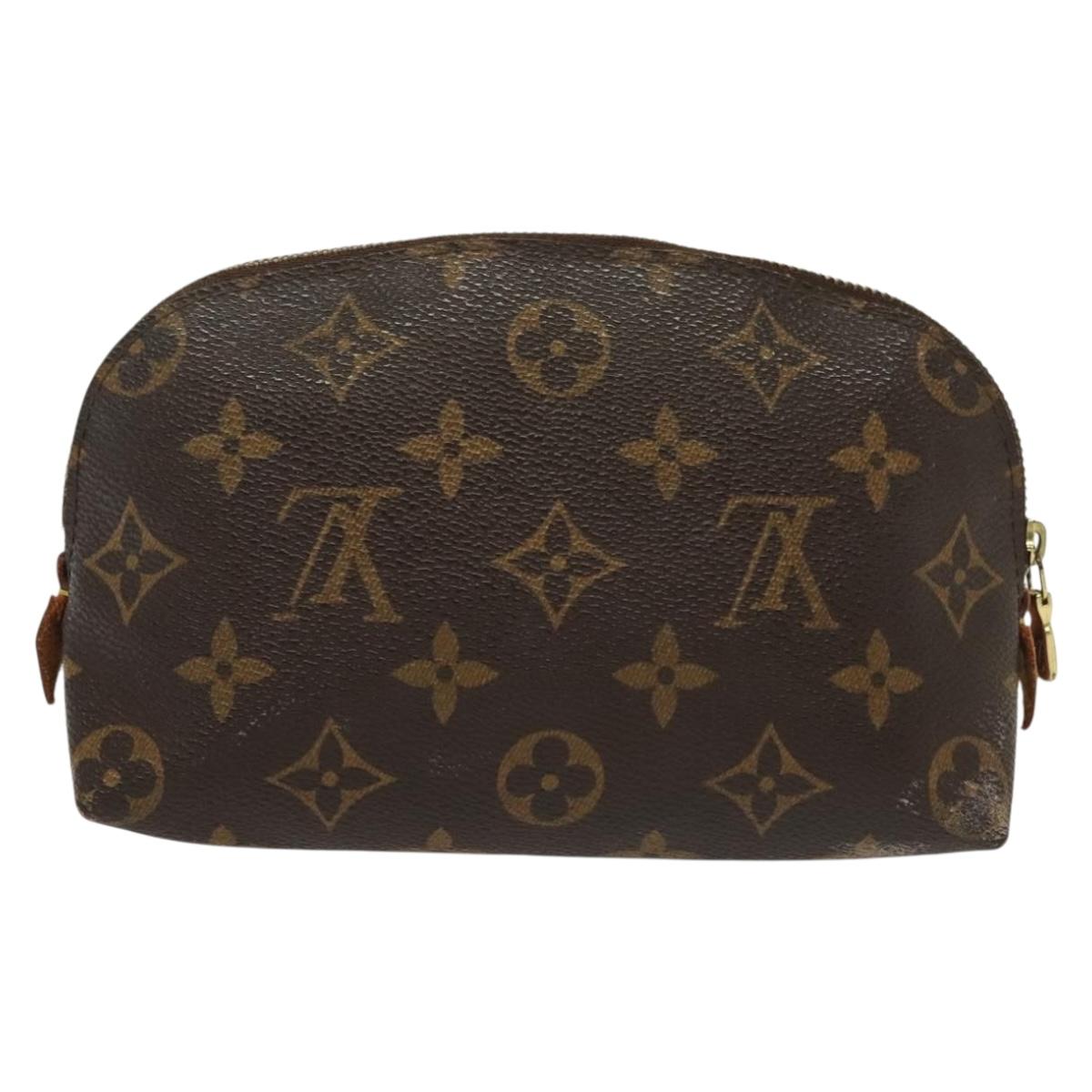 LOUIS VUITTON Monogram Pochette Cosmetic PM Pouch M43998 LV Auth 136512