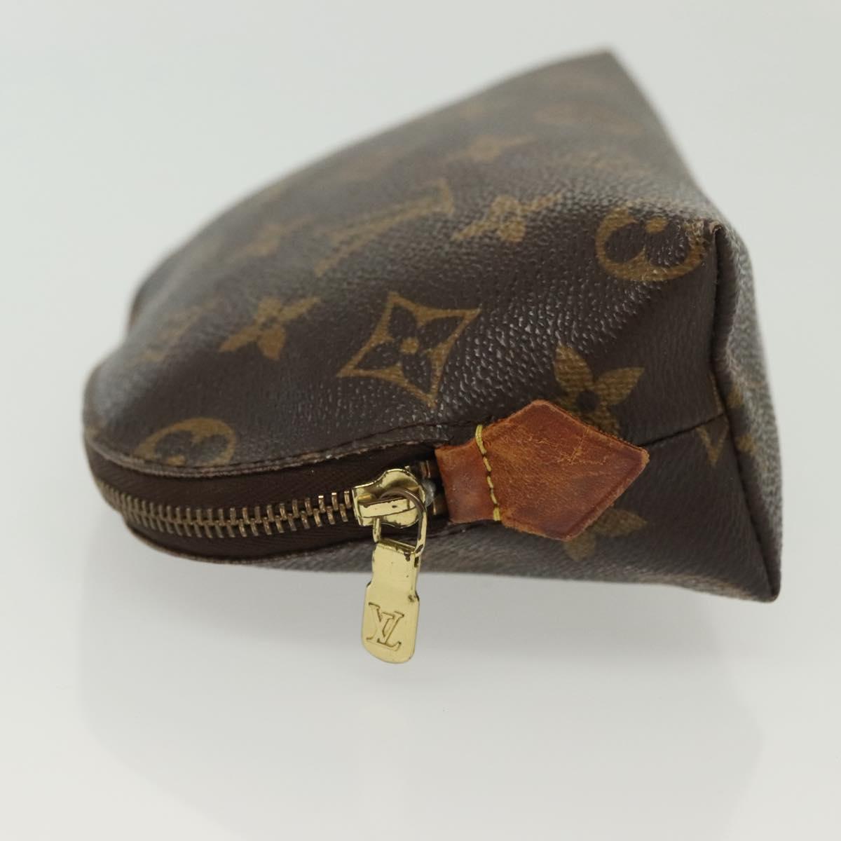 LOUIS VUITTON Monogram Pochette Cosmetic PM Pouch M43998 LV Auth 136512