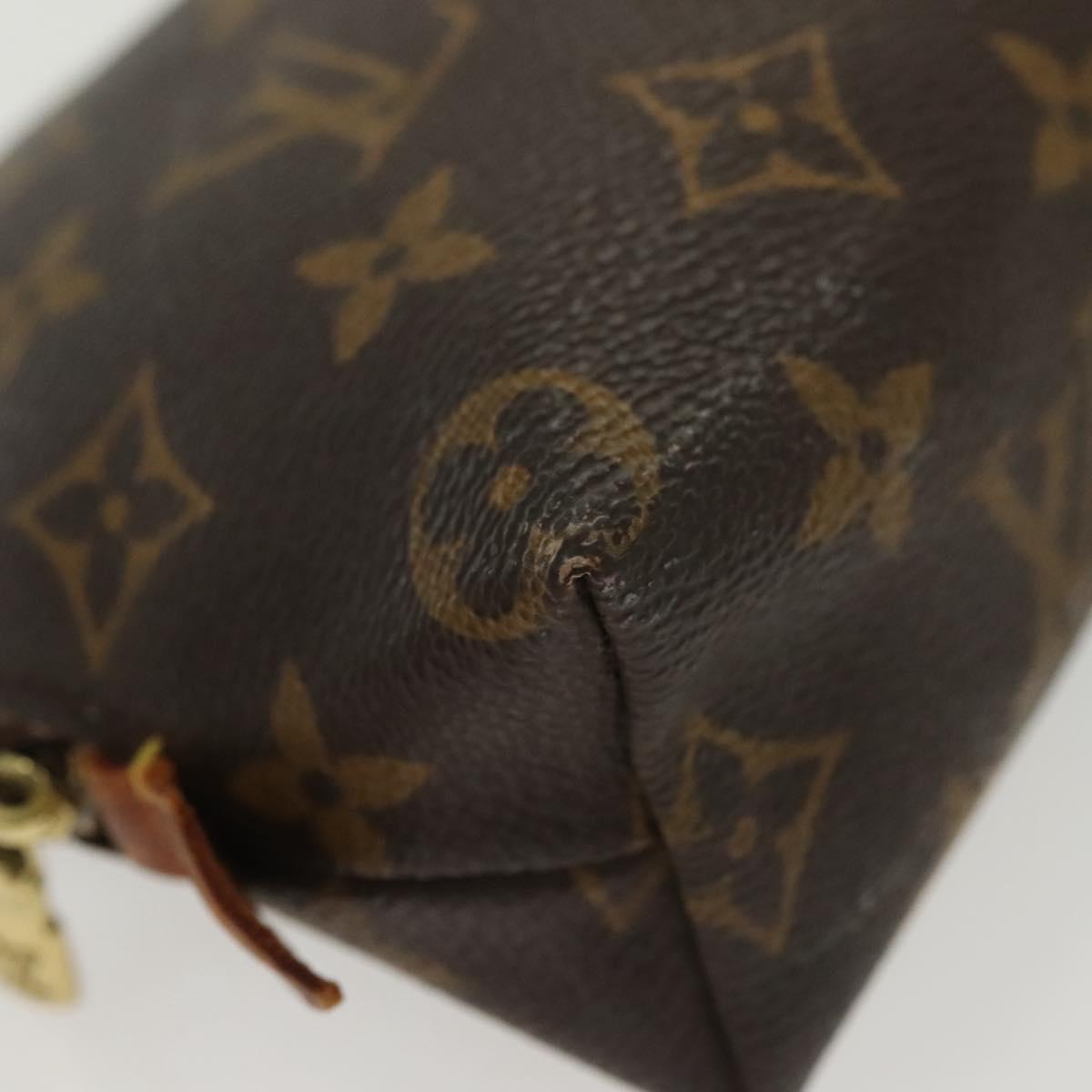 LOUIS VUITTON Monogram Pochette Cosmetic PM Pouch M43998 LV Auth 136512