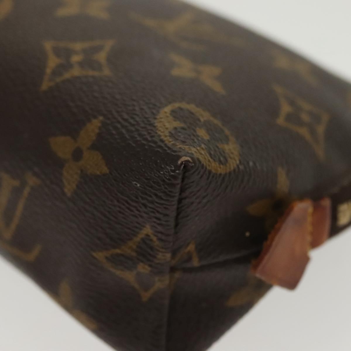 LOUIS VUITTON Monogram Pochette Cosmetic PM Pouch M43998 LV Auth 136512