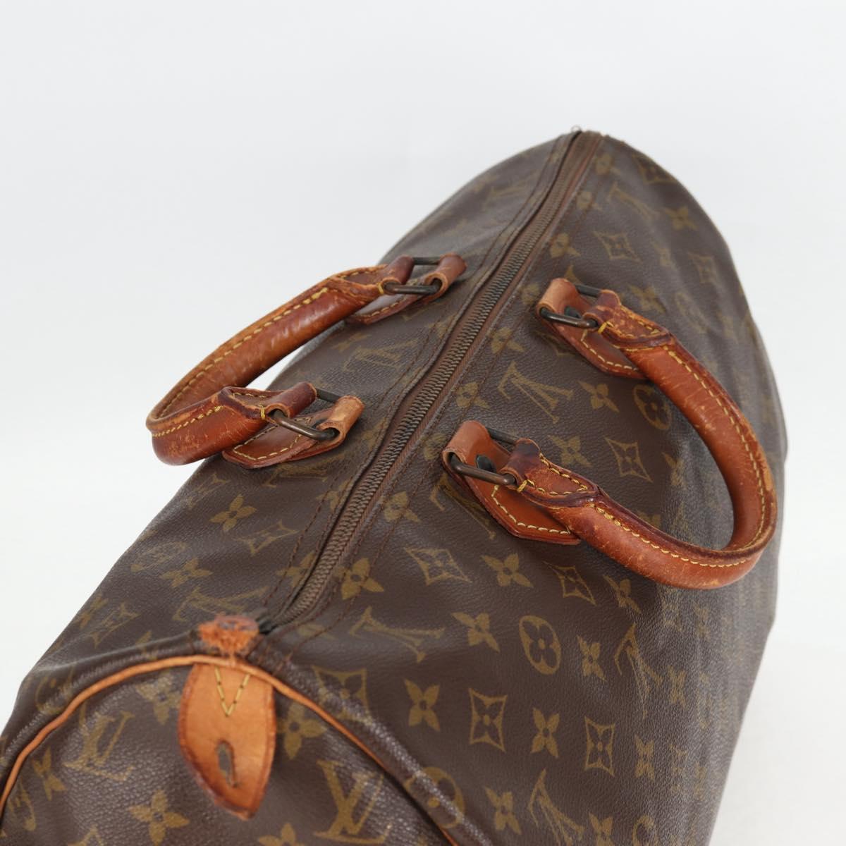 LOUIS VUITTON Monogram Speedy 40 Hand Bag M41522 LV Auth 136516