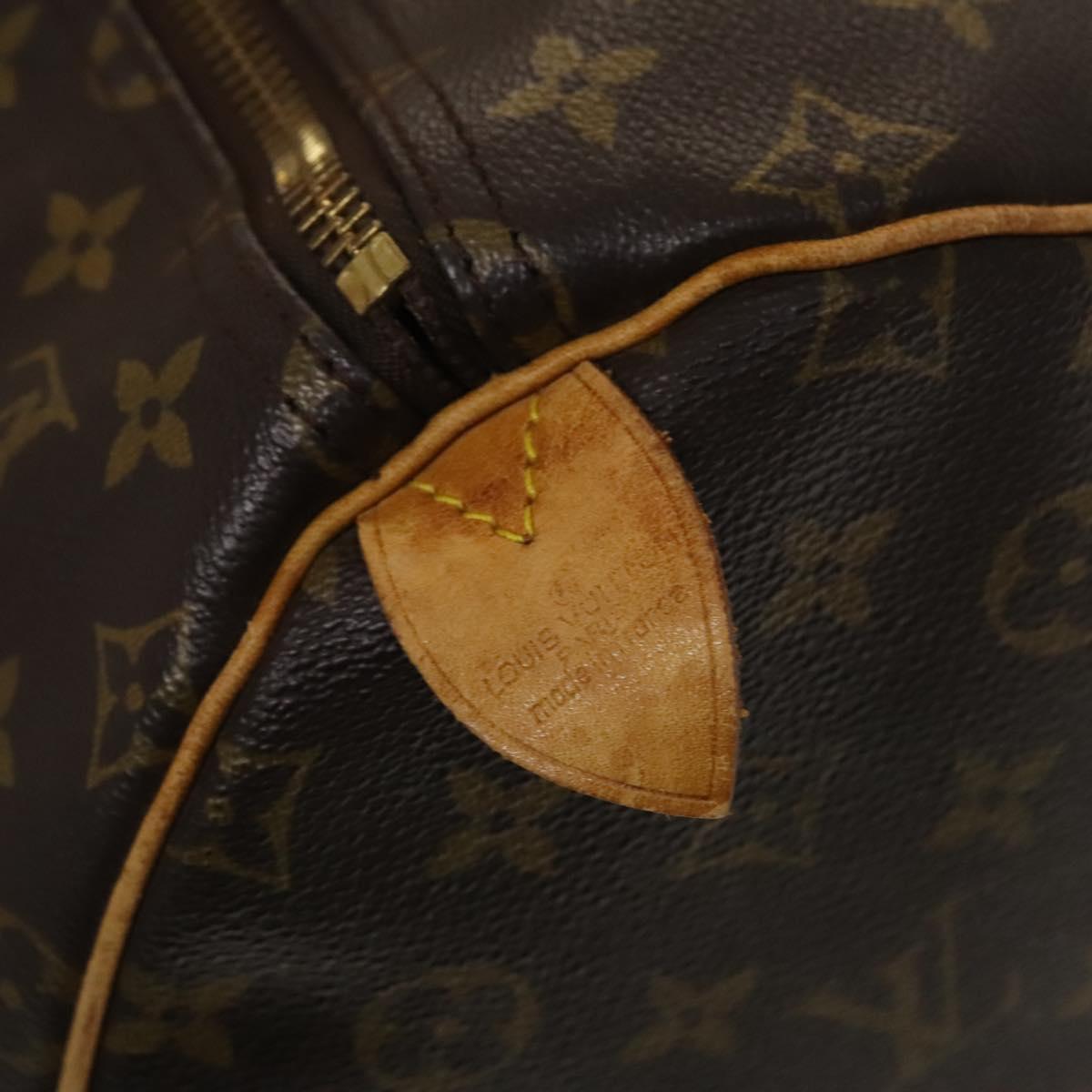 LOUIS VUITTON Monogram Keepall 55 Boston Bag M41424 LV Auth 136519