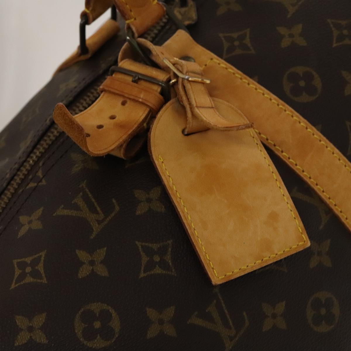 LOUIS VUITTON Monogram Keepall 55 Boston Bag M41424 LV Auth 136519