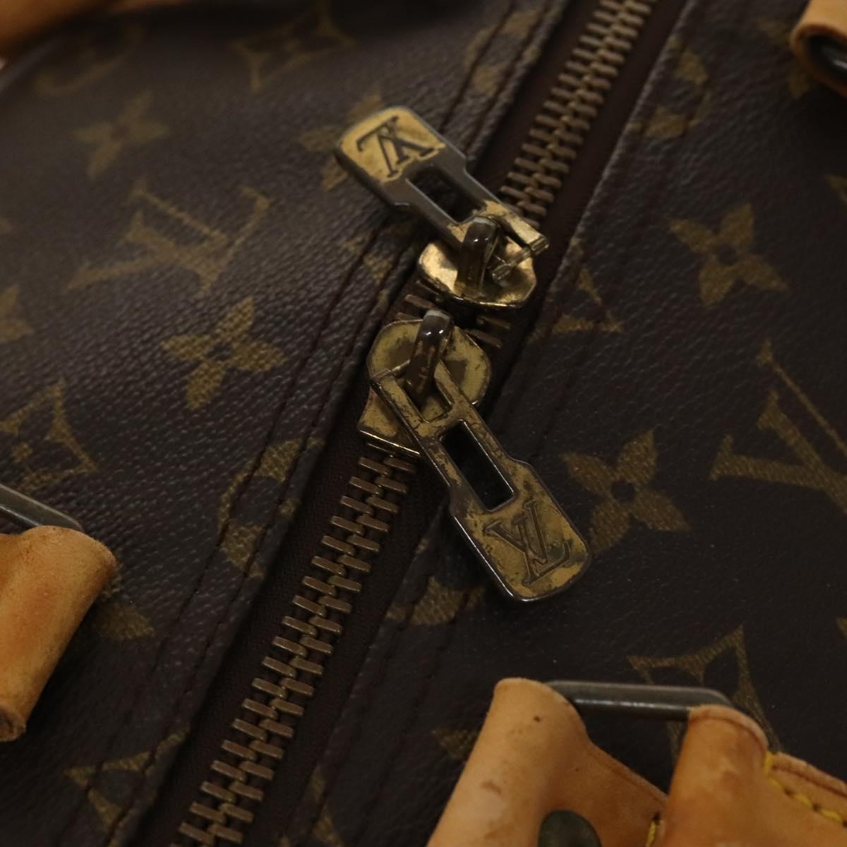 LOUIS VUITTON Monogram Keepall 55 Boston Bag M41424 LV Auth 136519