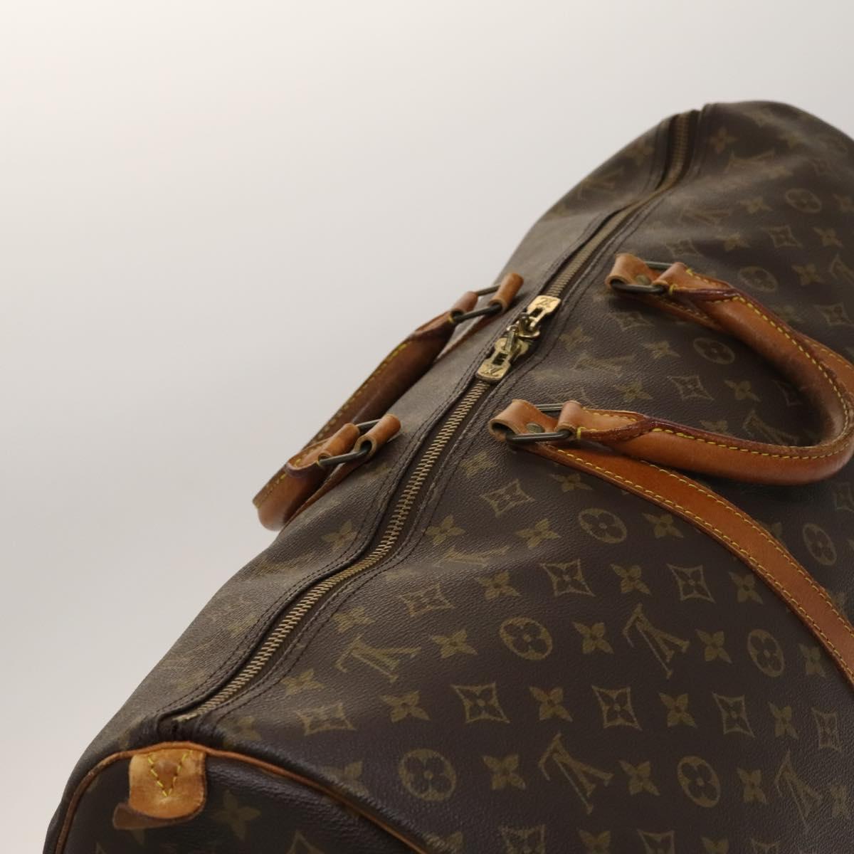 LOUIS VUITTON Monogram Keepall 60 Boston Bag M41422 LV Auth 136520