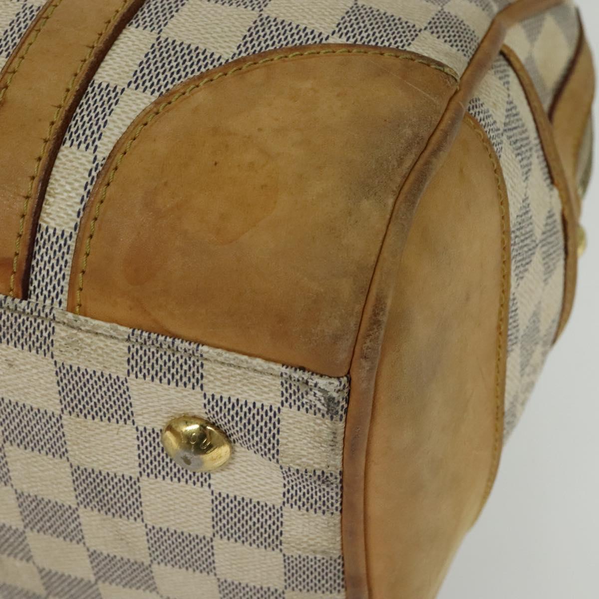 LOUIS VUITTON Damier Azur Berkeley Hand Bag N52001 LV Auth 136526