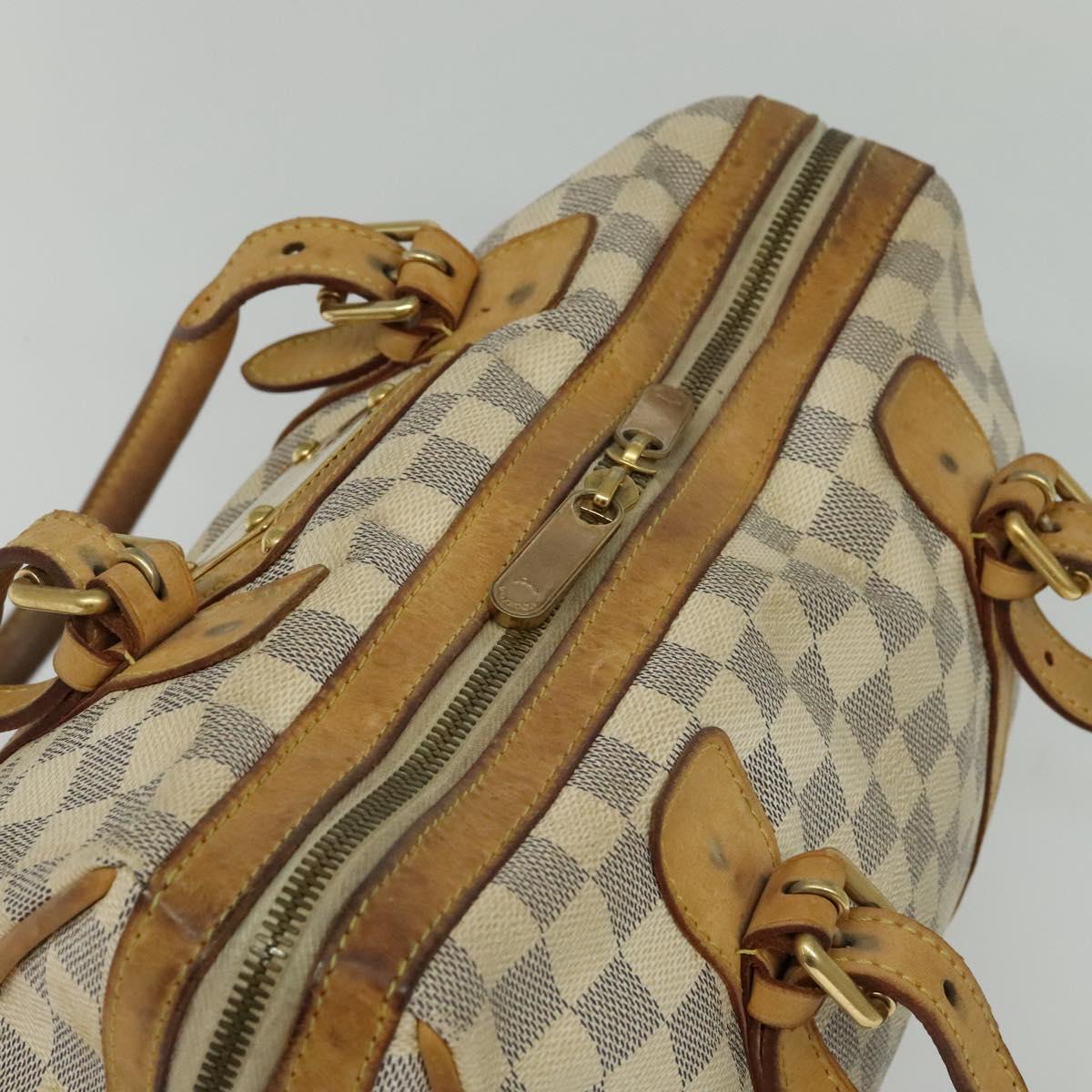 LOUIS VUITTON Damier Azur Berkeley Hand Bag N52001 LV Auth 136526
