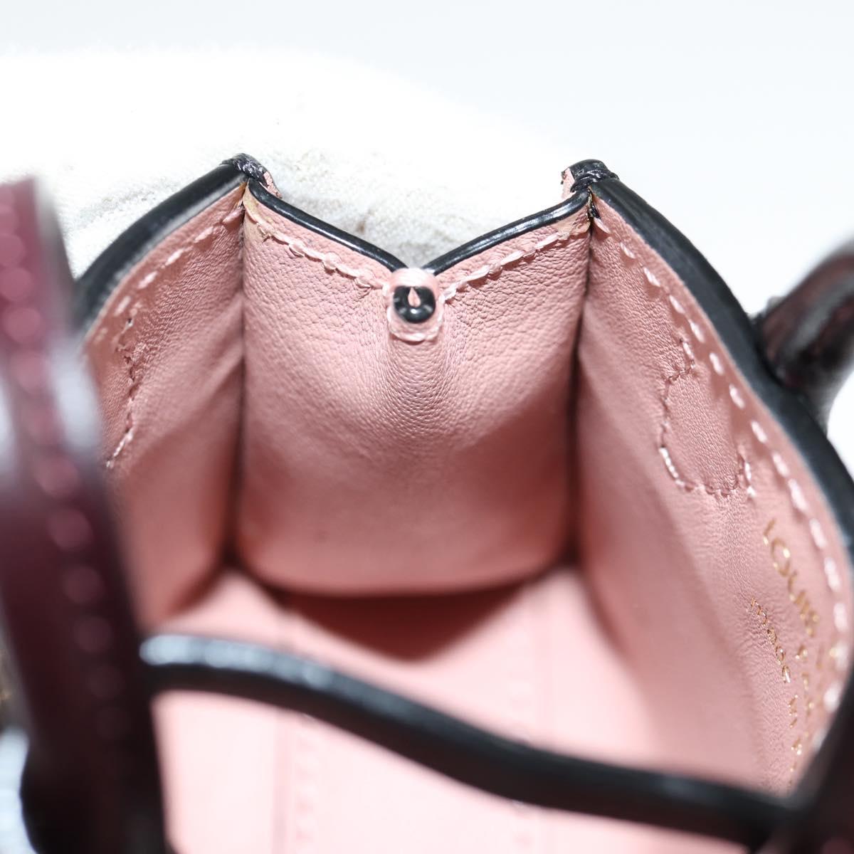 LOUIS VUITTON City Steamer Charm Leather Pink MP1787 LV Auth 136548M