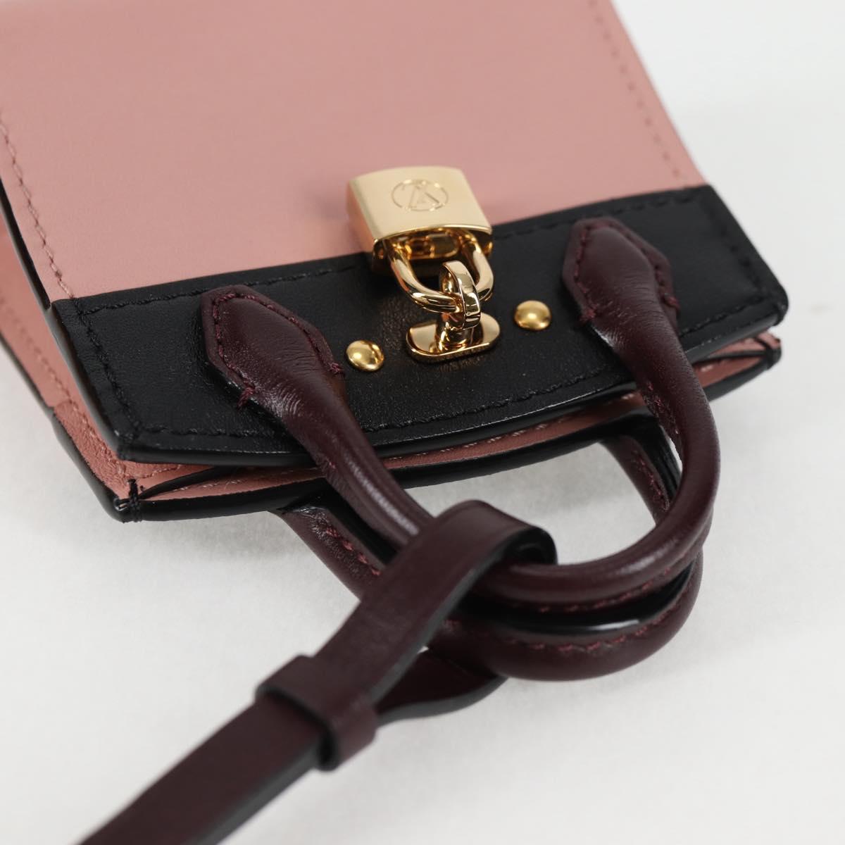 LOUIS VUITTON City Steamer Charm Leather Pink MP1787 LV Auth 136548M