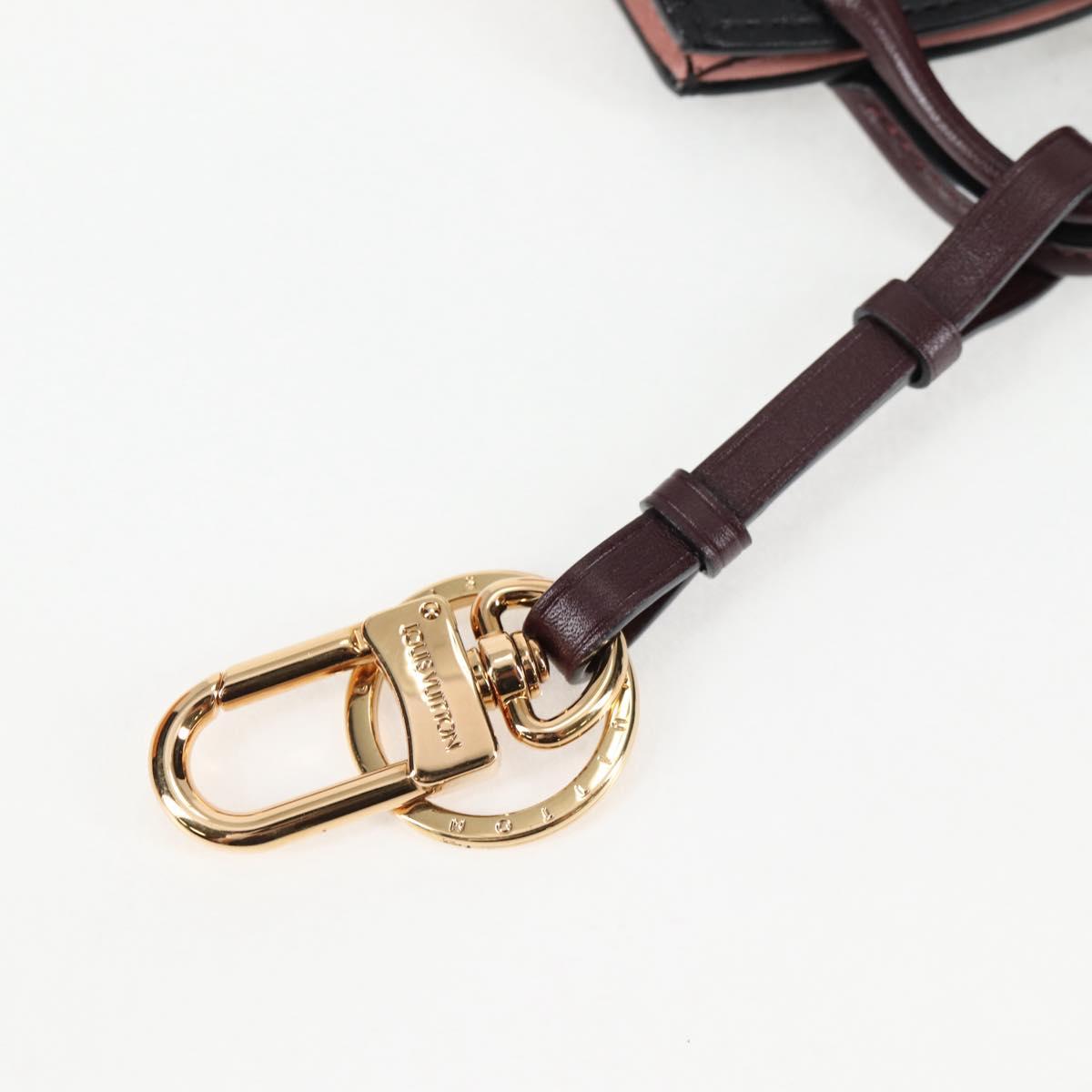 LOUIS VUITTON City Steamer Charm Leather Pink MP1787 LV Auth 136548M