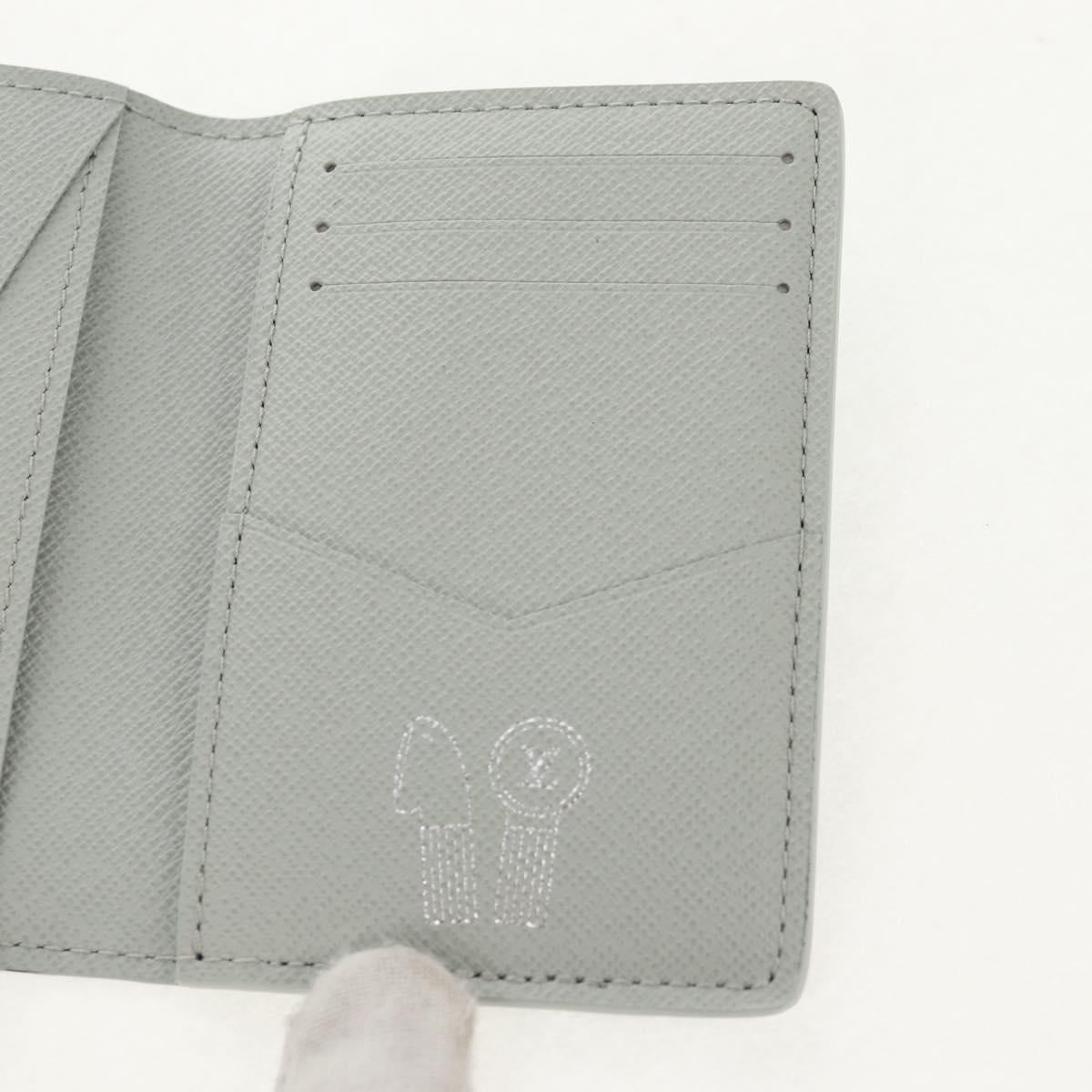 LOUIS VUITTON Multicolor Organizer De Poch Card Case Gray M13910 LV Auth 136560M