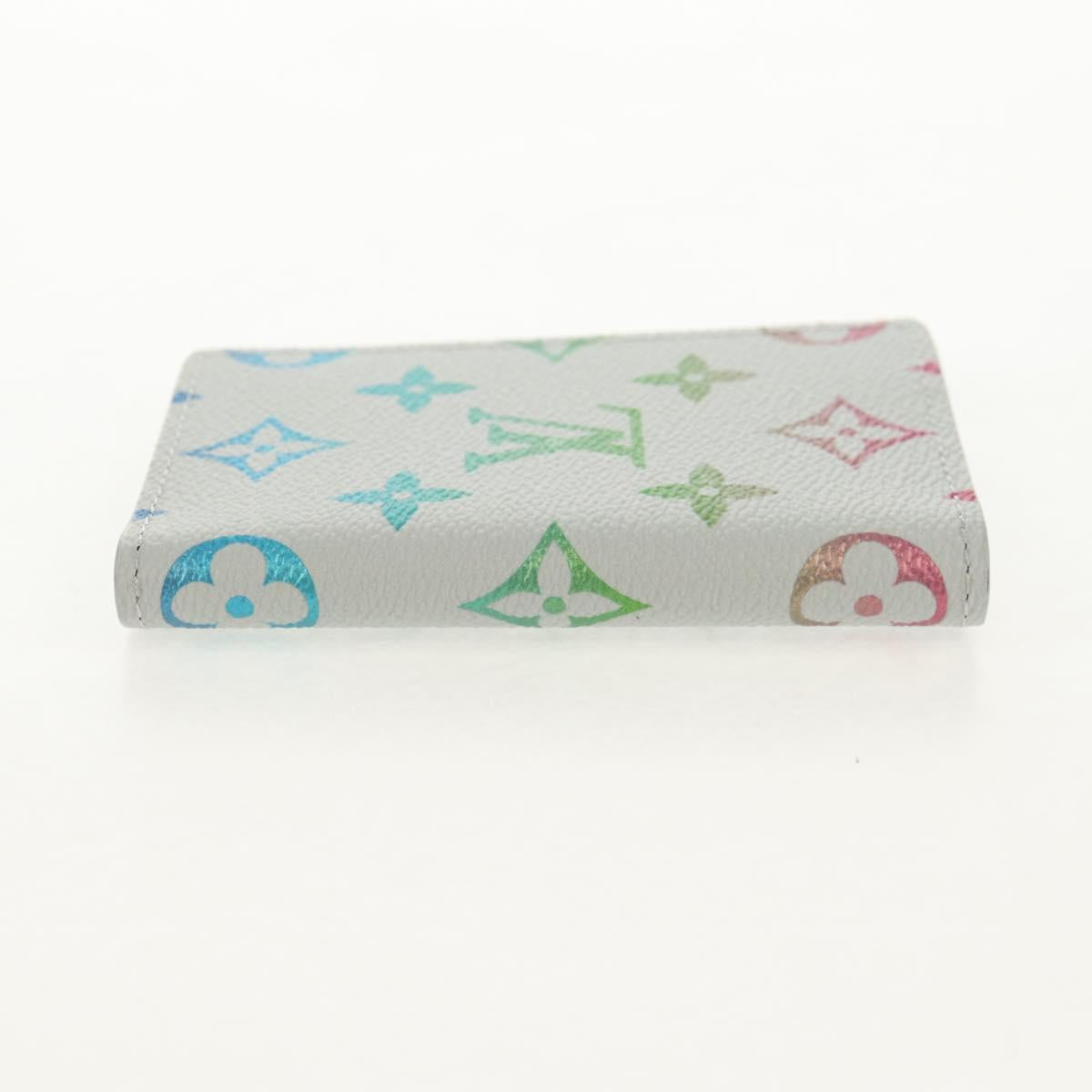 LOUIS VUITTON Multicolor Organizer De Poch Card Case Gray M13910 LV Auth 136560M