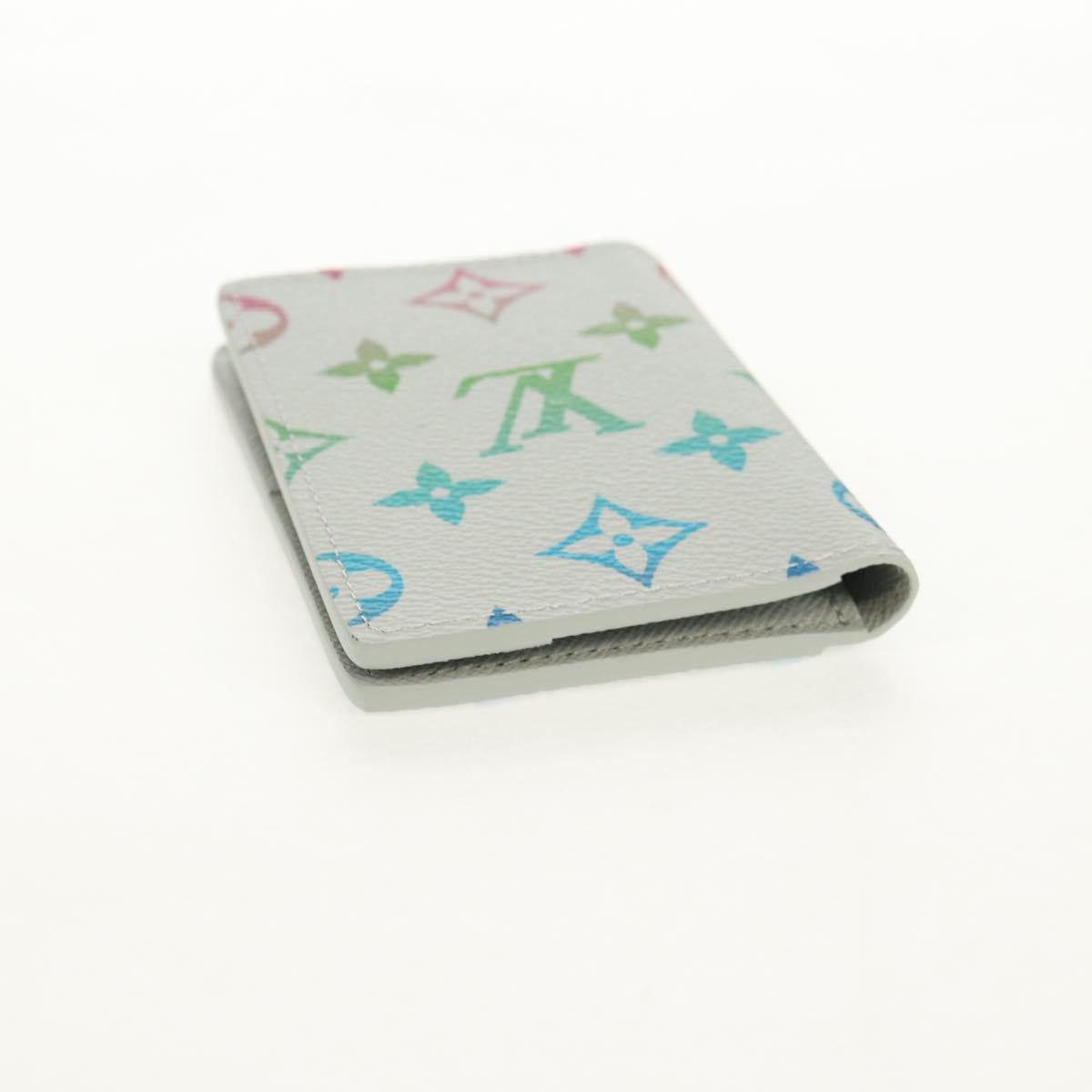 LOUIS VUITTON Multicolor Organizer De Poch Card Case Gray M13910 LV Auth 136560M