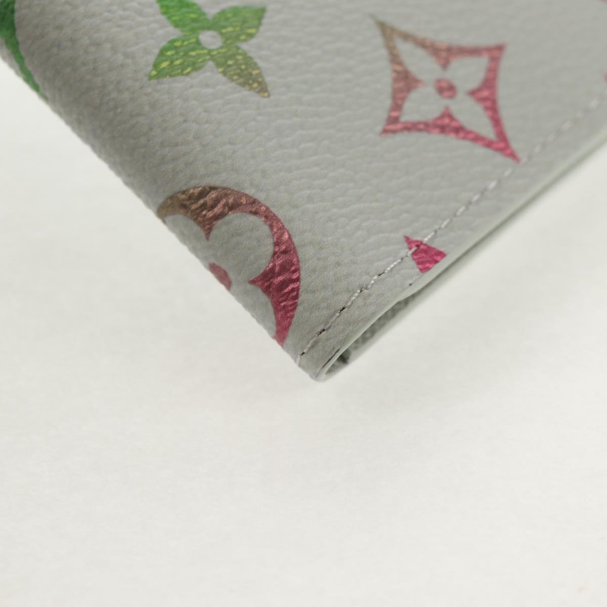 LOUIS VUITTON Multicolor Organizer De Poch Card Case Gray M13910 LV Auth 136560M