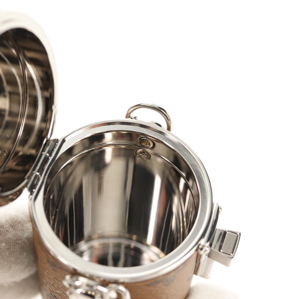 LOUIS VUITTON Monogram Reverse Lipstick Case Cosmetic Pouch MP2407 Auth 136564M