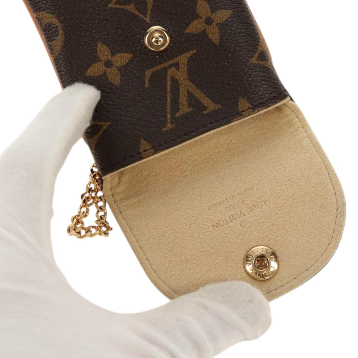 LOUIS VUITTON Monogram EtuiTelephonne MM Cell Phone Case M66546 LV Auth 136565V