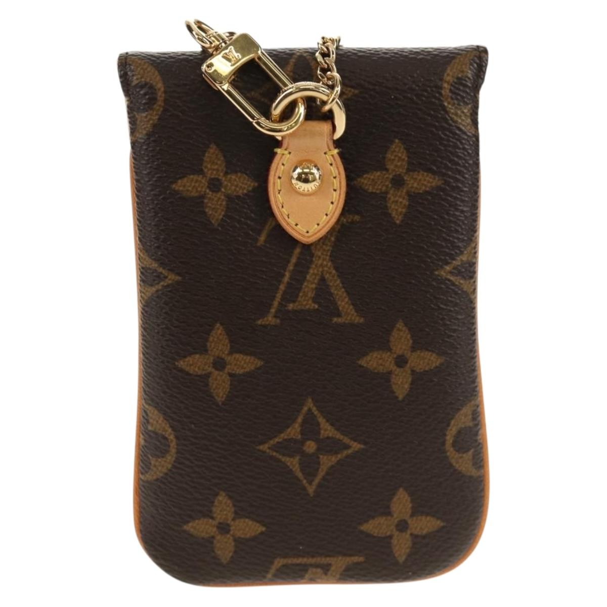 LOUIS VUITTON Monogram EtuiTelephonne MM Cell Phone Case M66546 LV Auth 136565V