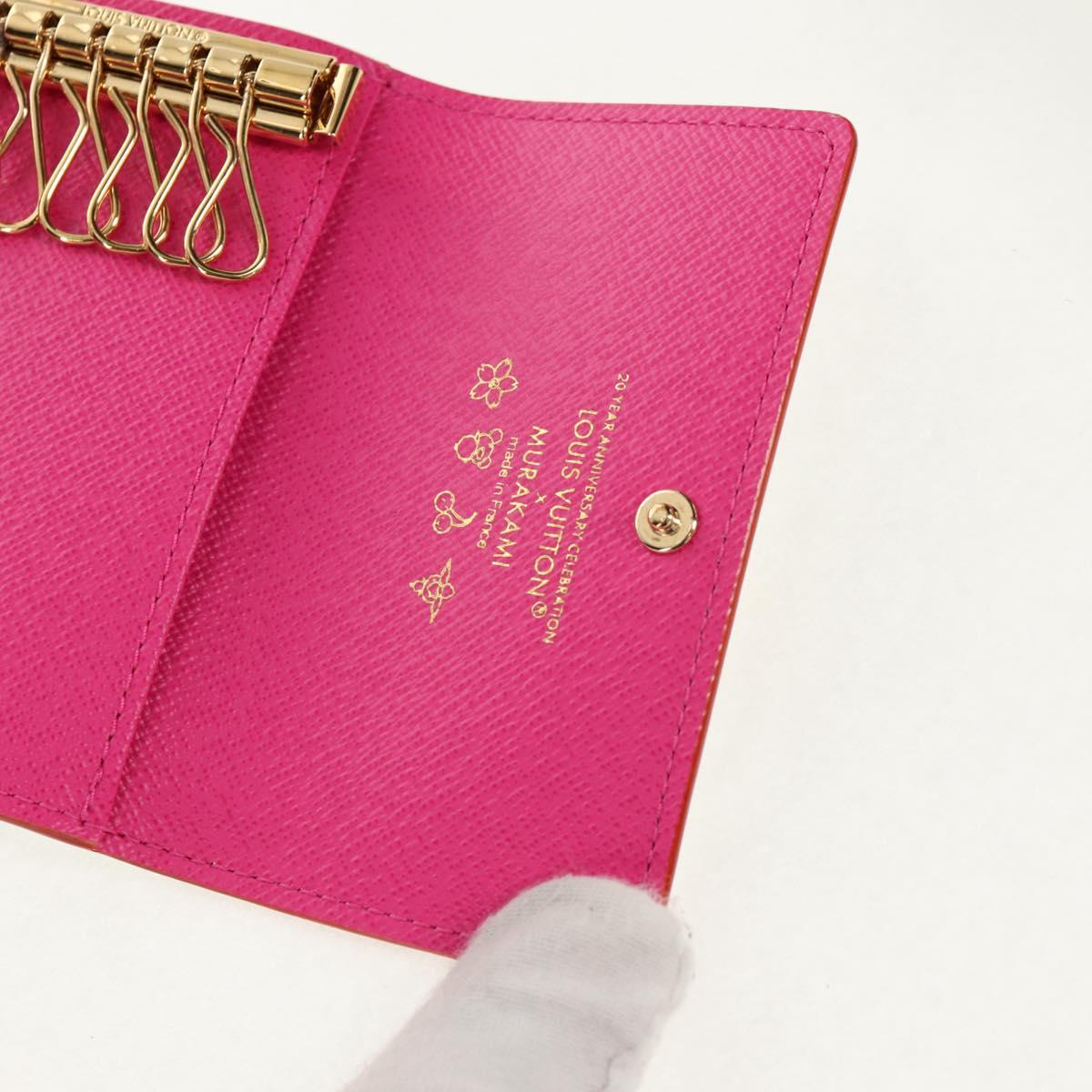 LOUIS VUITTON Multicolor LVxTM Multicles 6 Key Case White M14092 LV Auth 136566M