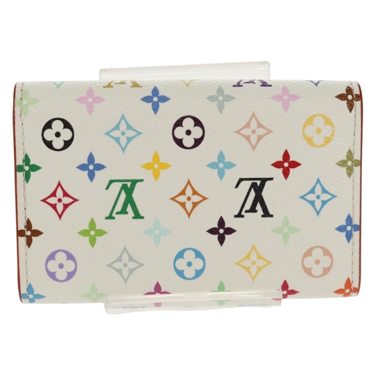 LOUIS VUITTON Multicolor LVxTM Multicles 6 Key Case White M14092 LV Auth 136566M