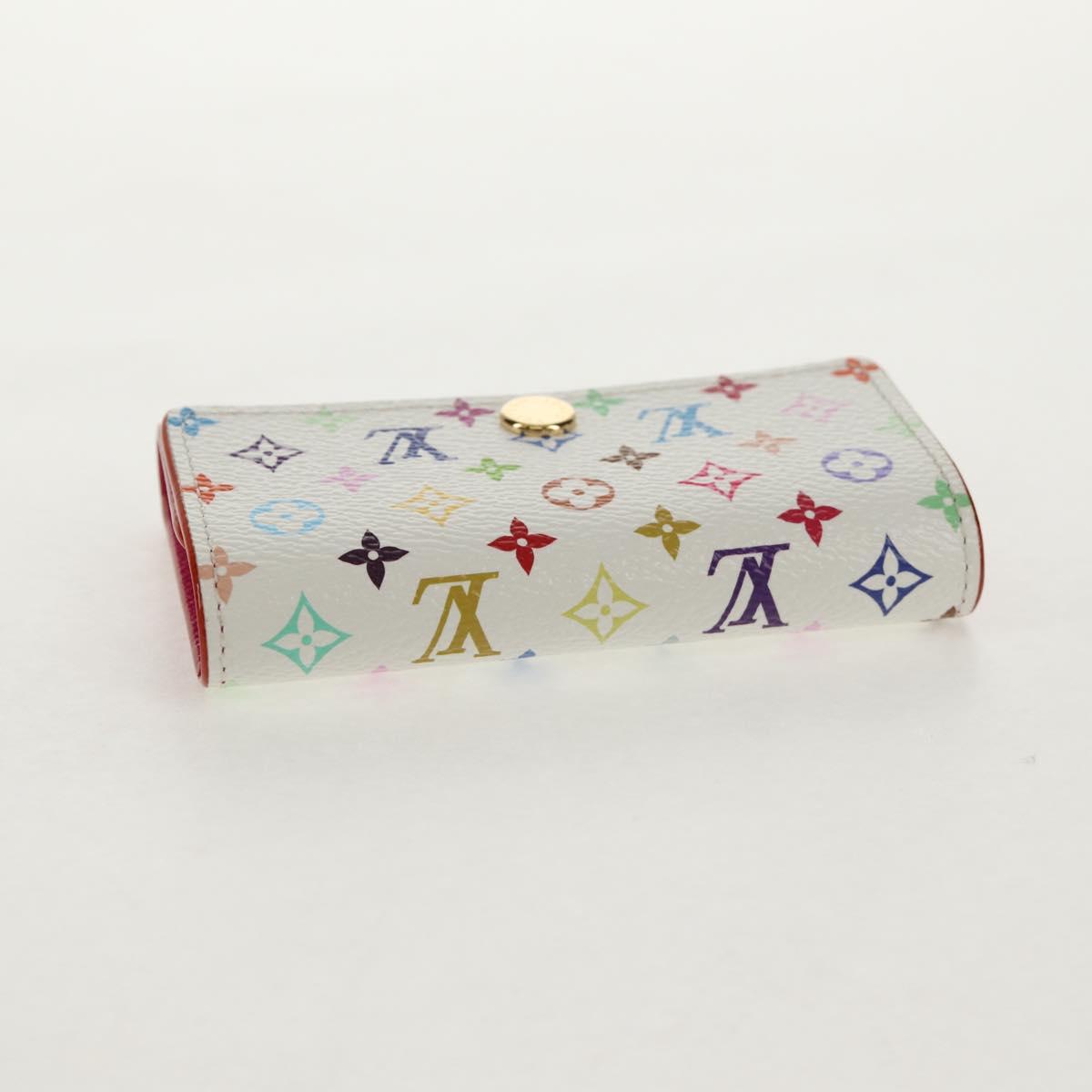 LOUIS VUITTON Multicolor LVxTM Multicles 6 Key Case White M14092 LV Auth 136566M