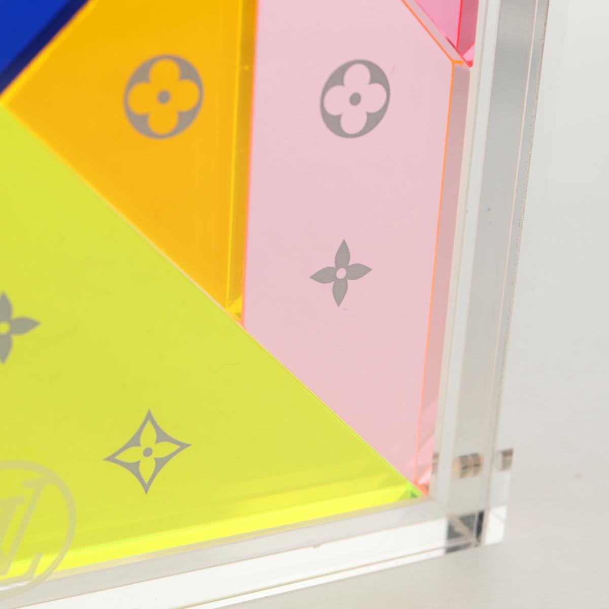 LOUIS VUITTON Tangram Puzzle Clear GI0480 LV Auth 136568M
