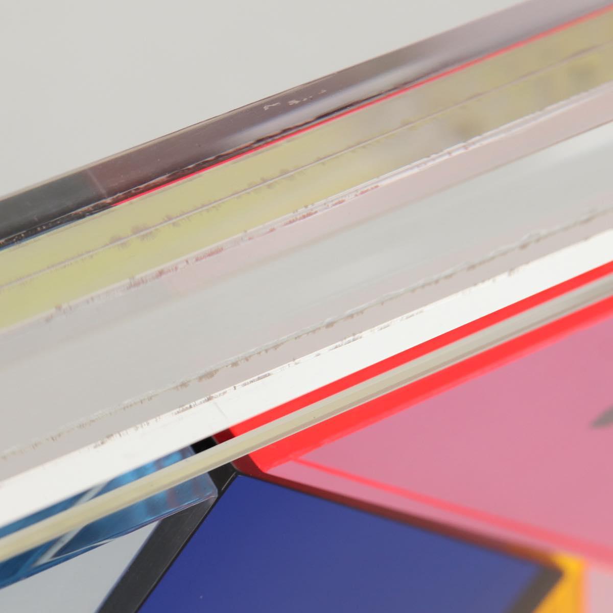 LOUIS VUITTON Tangram Puzzle Clear GI0480 LV Auth 136568M