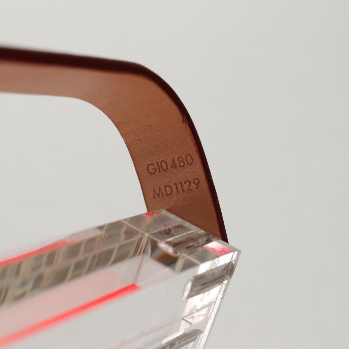 LOUIS VUITTON Tangram Puzzle Clear GI0480 LV Auth 136568M