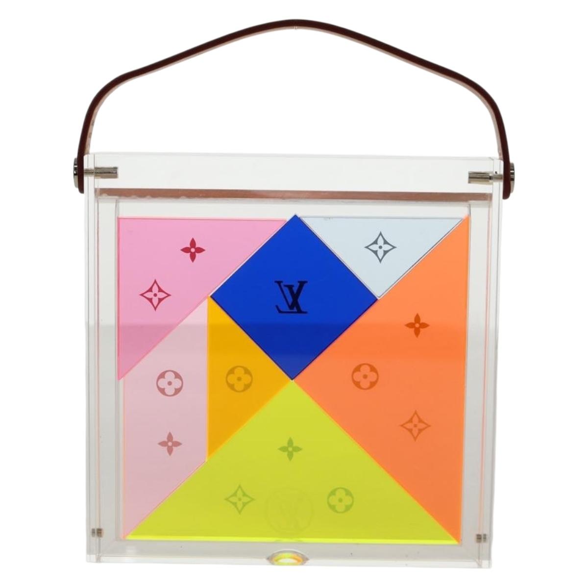 LOUIS VUITTON Tangram Puzzle Clear GI0480 LV Auth 136568M