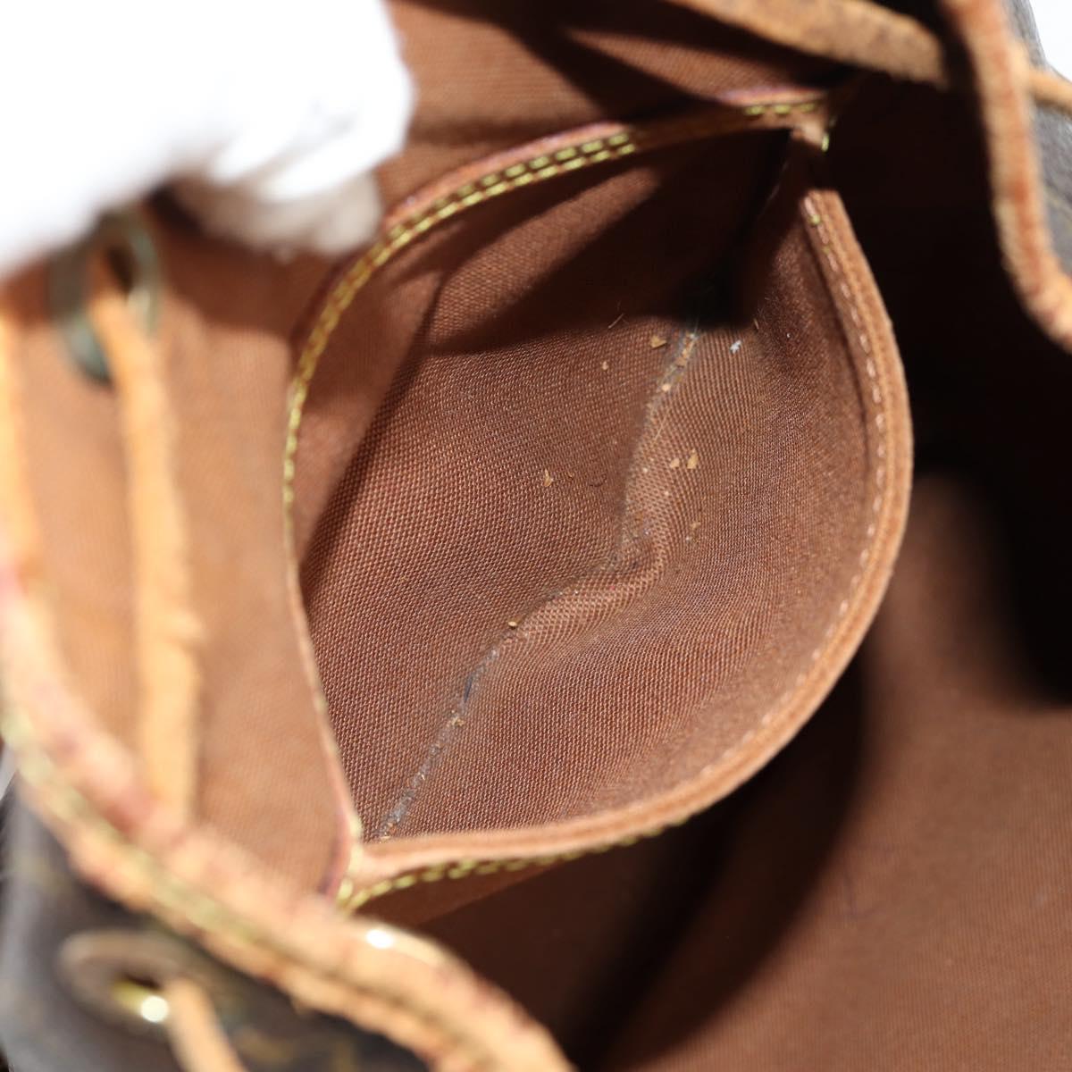 LOUIS VUITTON Monogram Montsouris MM Backpack M51136 LV Auth 136582