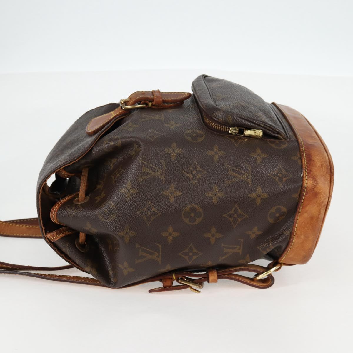 LOUIS VUITTON Monogram Montsouris MM Backpack M51136 LV Auth 136582