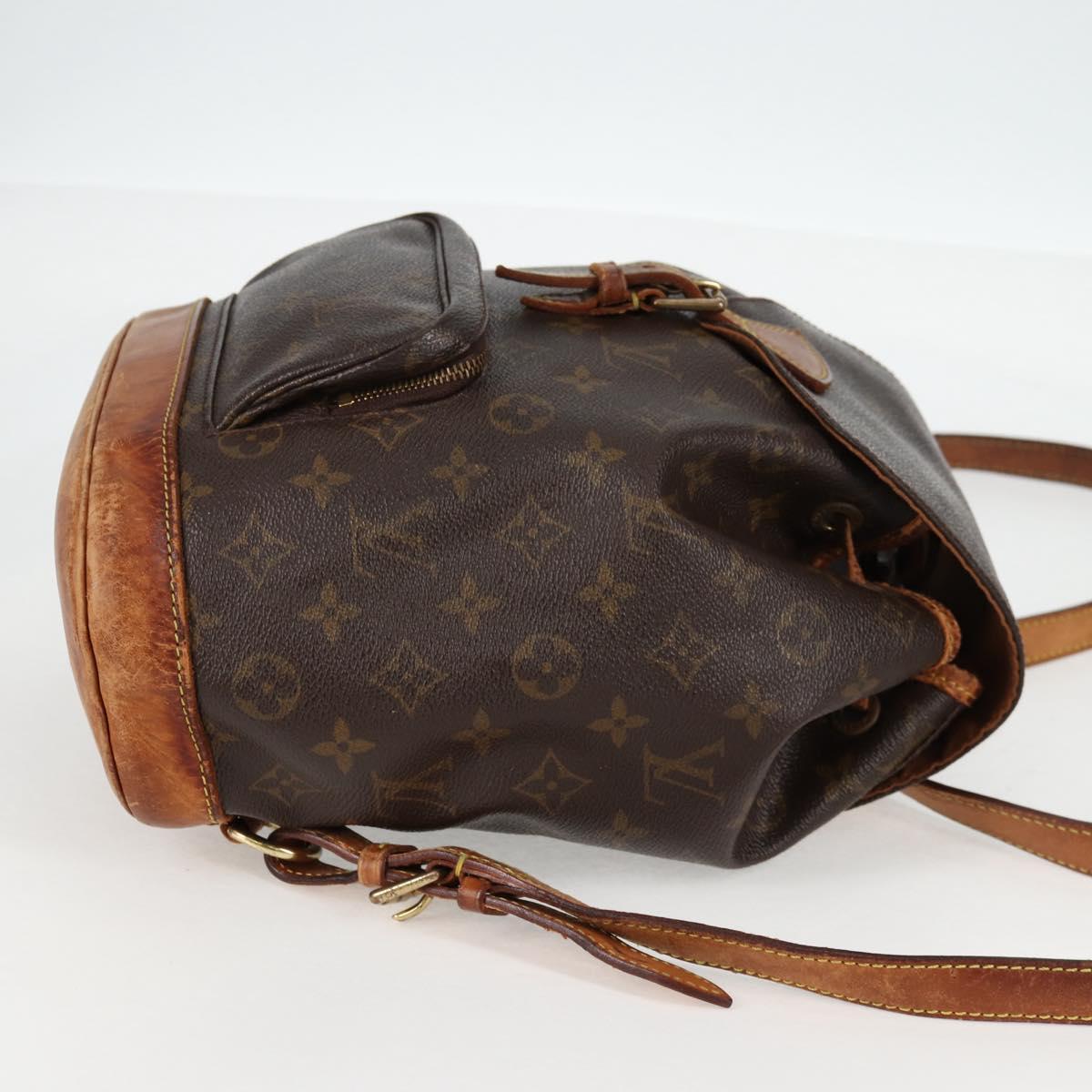 LOUIS VUITTON Monogram Montsouris MM Backpack M51136 LV Auth 136582