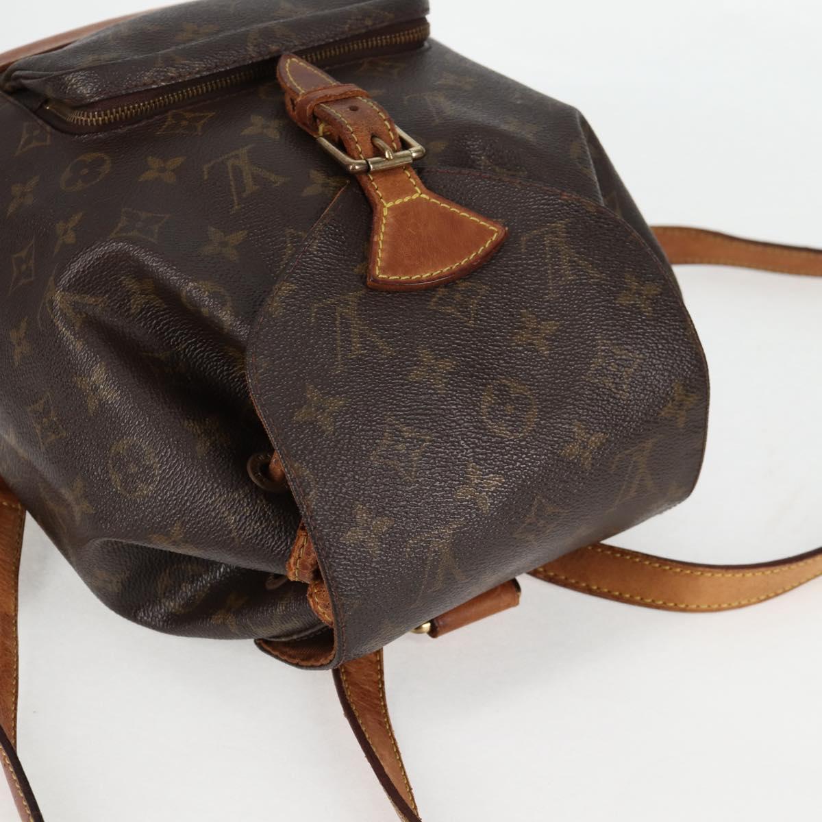 LOUIS VUITTON Monogram Montsouris MM Backpack M51136 LV Auth 136582