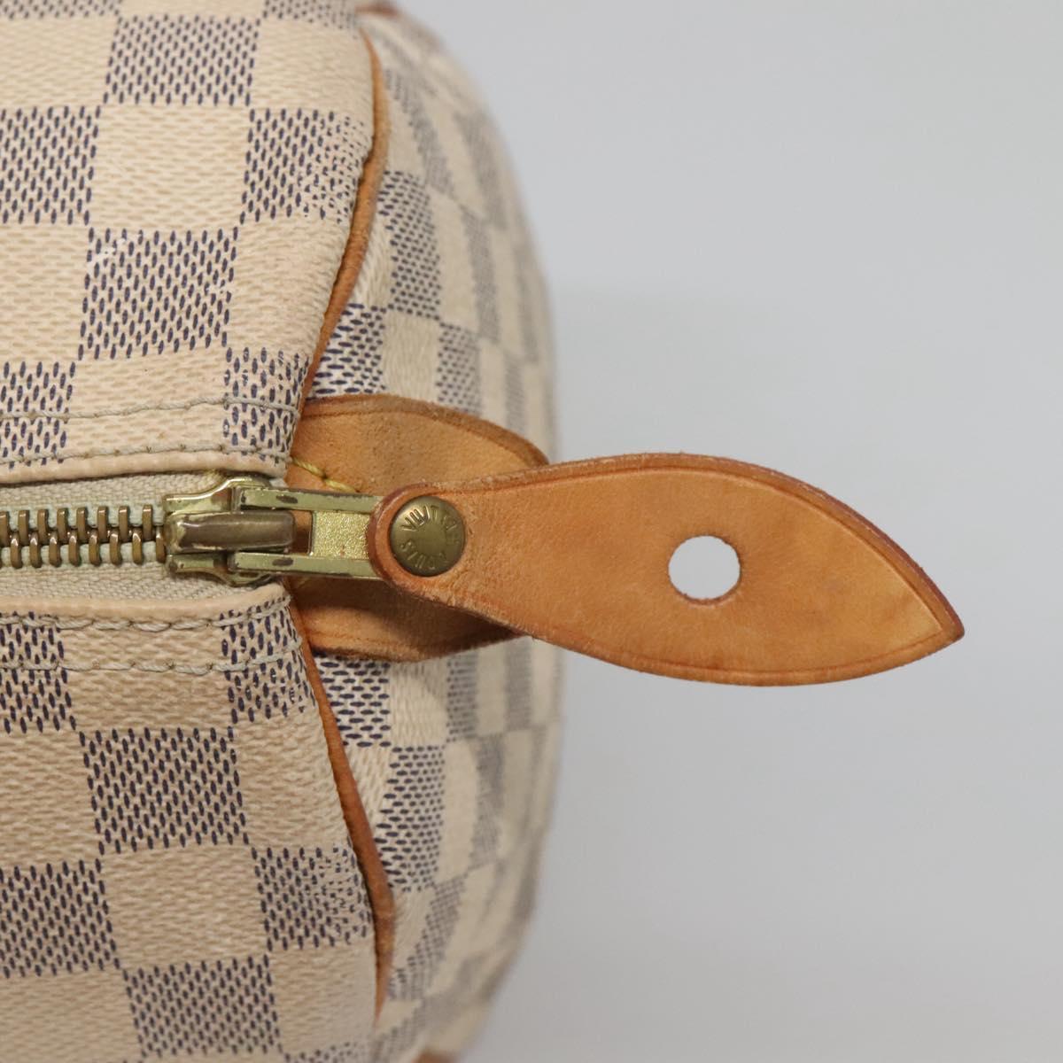 LOUIS VUITTON Damier Azur Speedy 30 Hand Bag N41533 LV Auth 136584