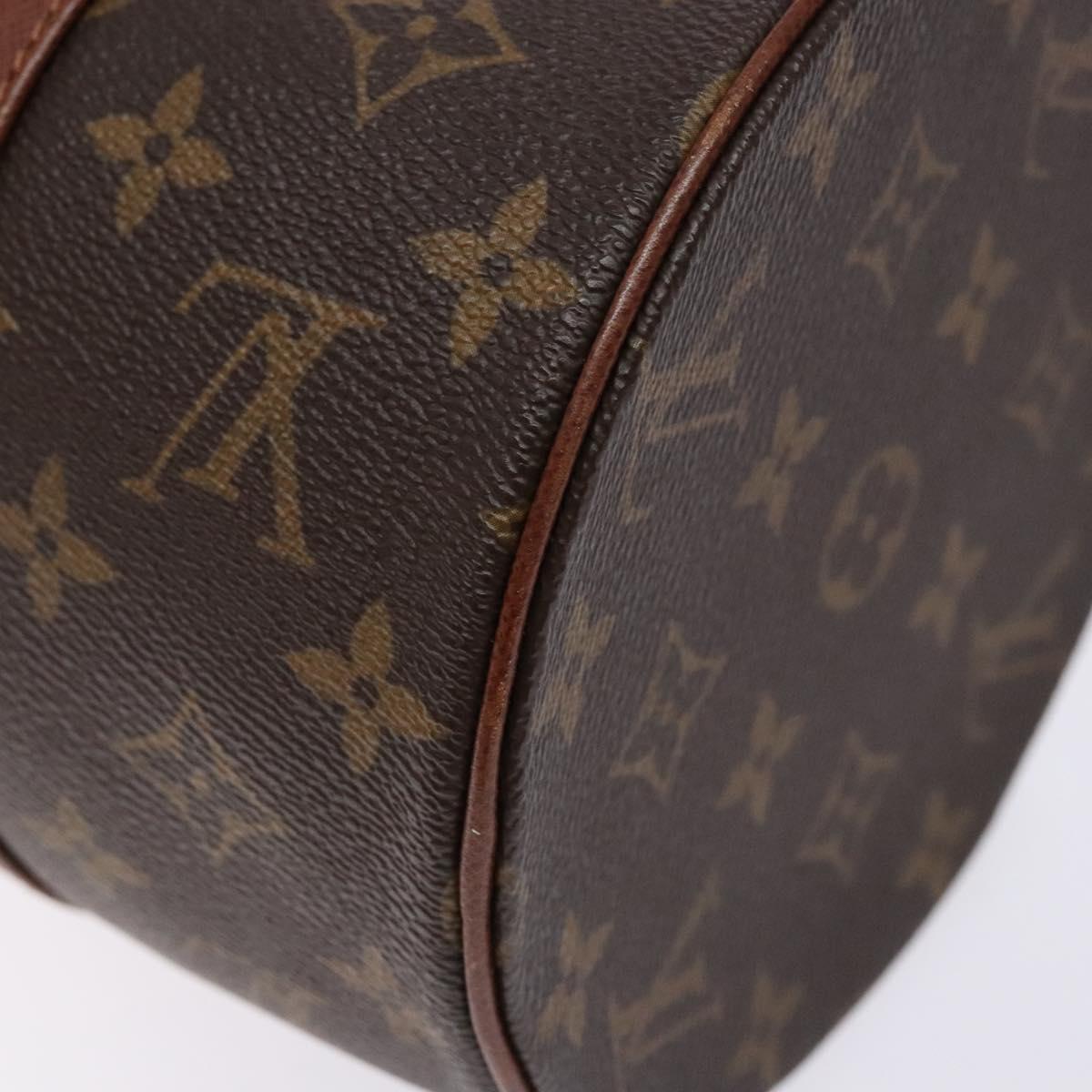 LOUIS VUITTON Monogram Papillon 30 Hand Bag M51385 LV Auth 136588