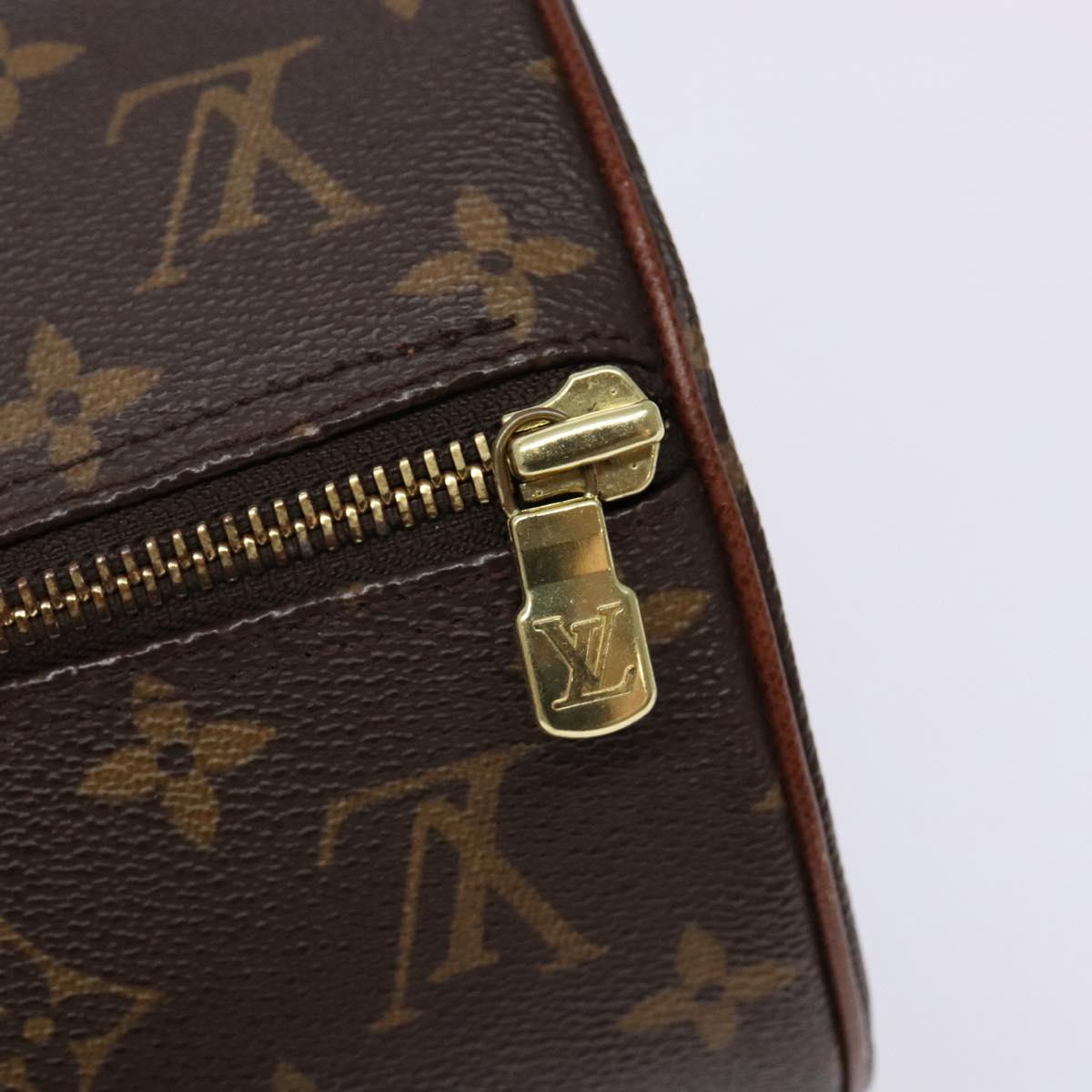 LOUIS VUITTON Monogram Papillon 30 Hand Bag M51385 LV Auth 136588