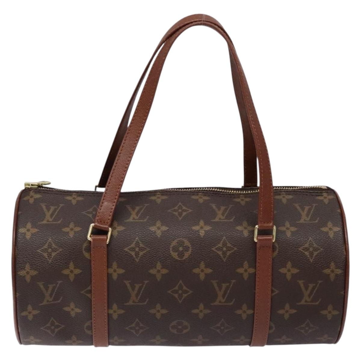 LOUIS VUITTON Monogram Papillon 30 Hand Bag M51385 LV Auth 136588