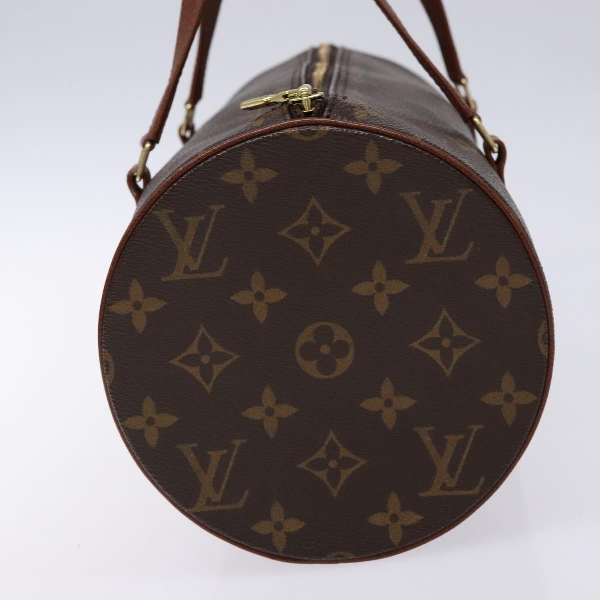 LOUIS VUITTON Monogram Papillon 30 Hand Bag M51385 LV Auth 136588