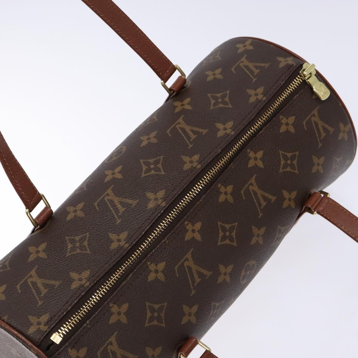 LOUIS VUITTON Monogram Papillon 30 Hand Bag M51385 LV Auth 136588
