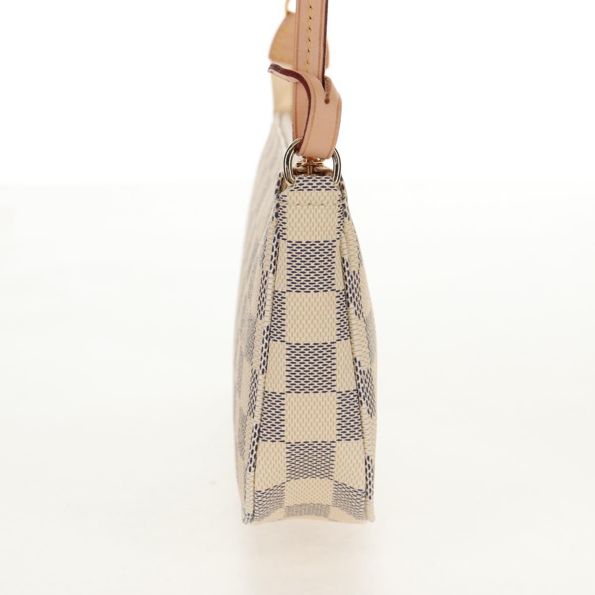 LOUIS VUITTON Damier Azur Pochette Accessoires Pouch N51986 LV Auth 136598M