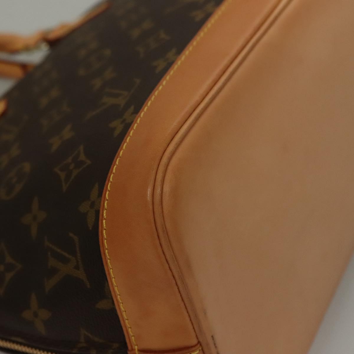 LOUIS VUITTON Monogram Alma Hand Bag M51130 LV Auth 136604