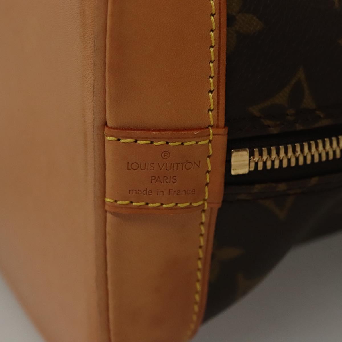 LOUIS VUITTON Monogram Alma Hand Bag M51130 LV Auth 136604