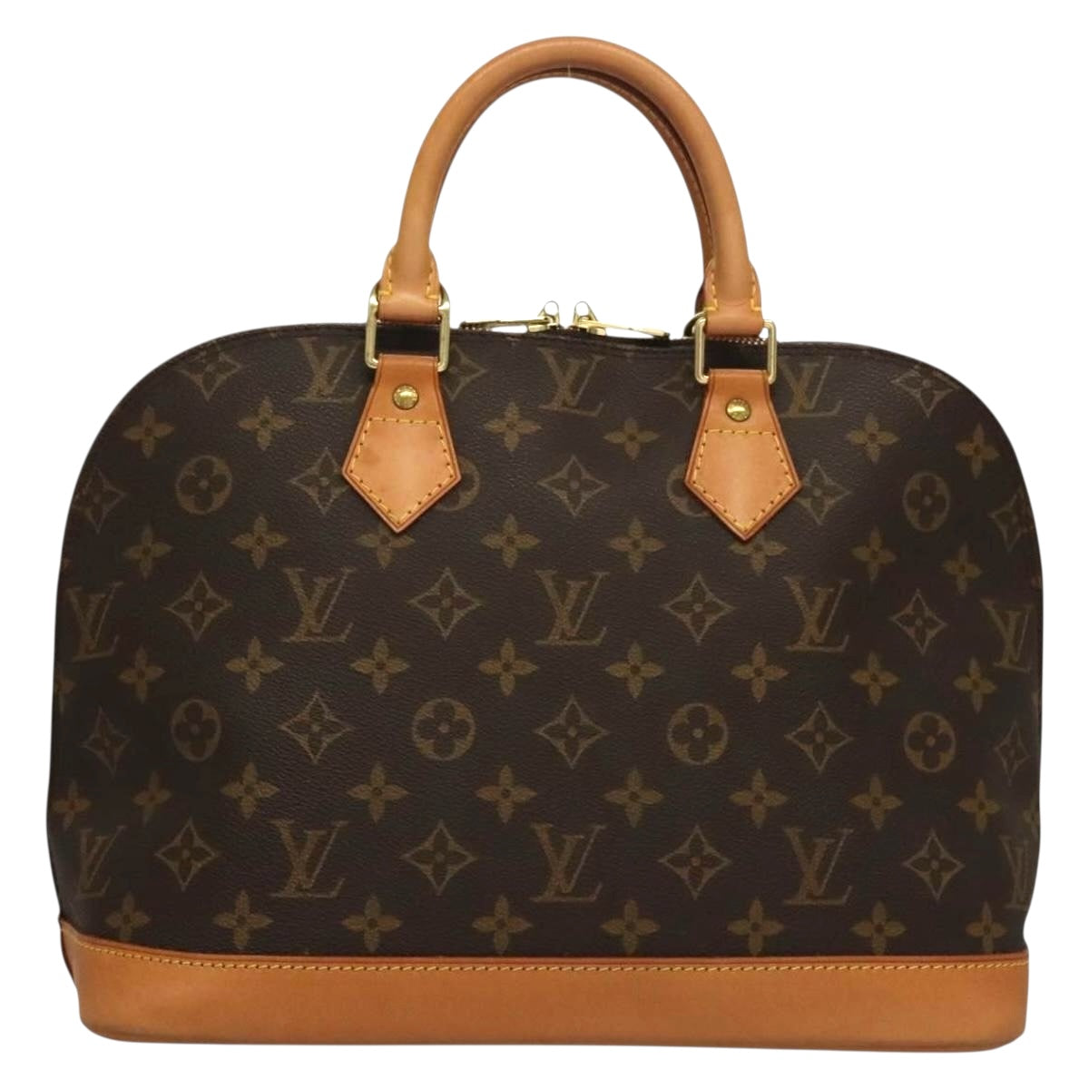 LOUIS VUITTON Monogram Alma Hand Bag M51130 LV Auth 136604
