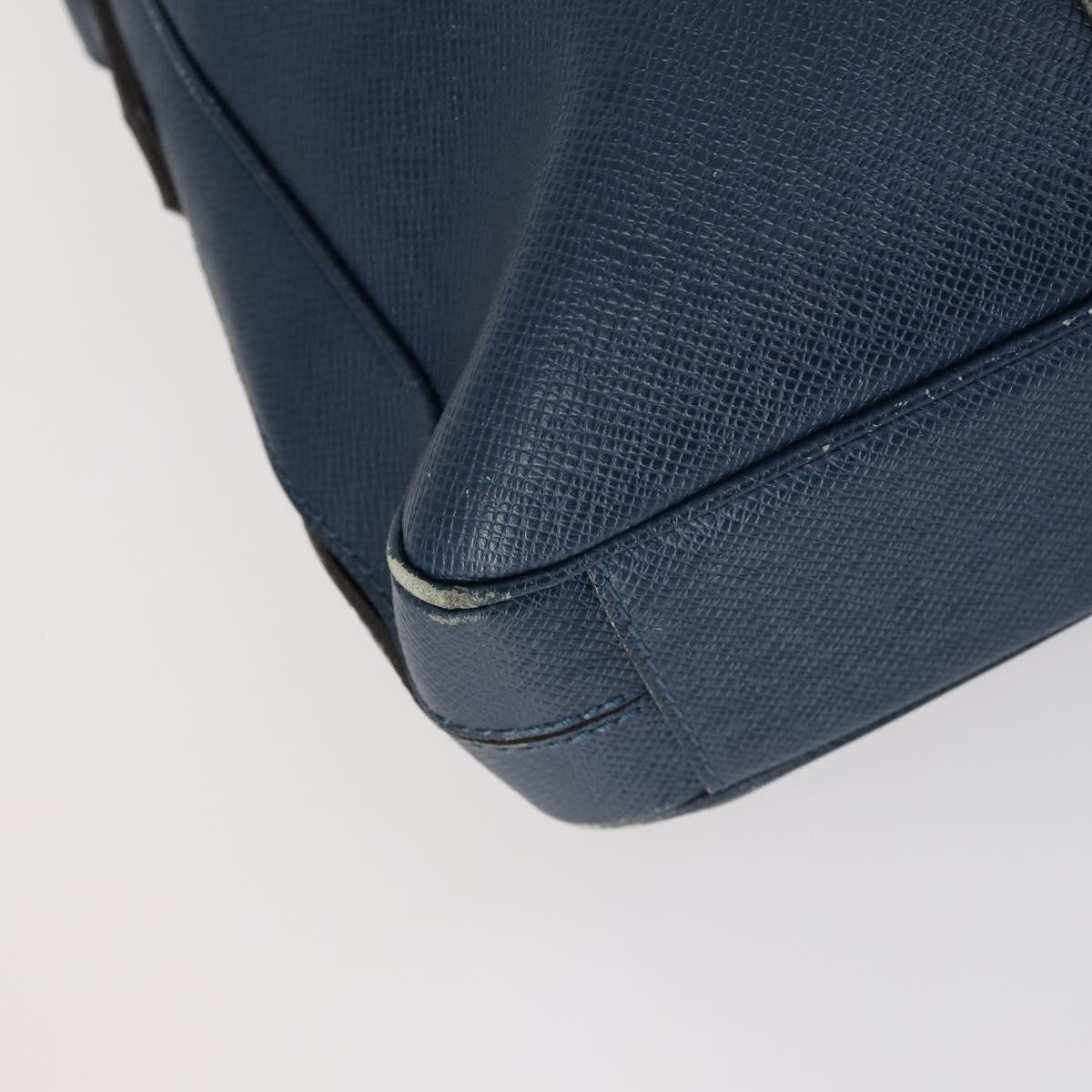 LOUIS VUITTON Taiga Porte Documents Voyage PM Bag 2way Blue M30639 Auth 136614