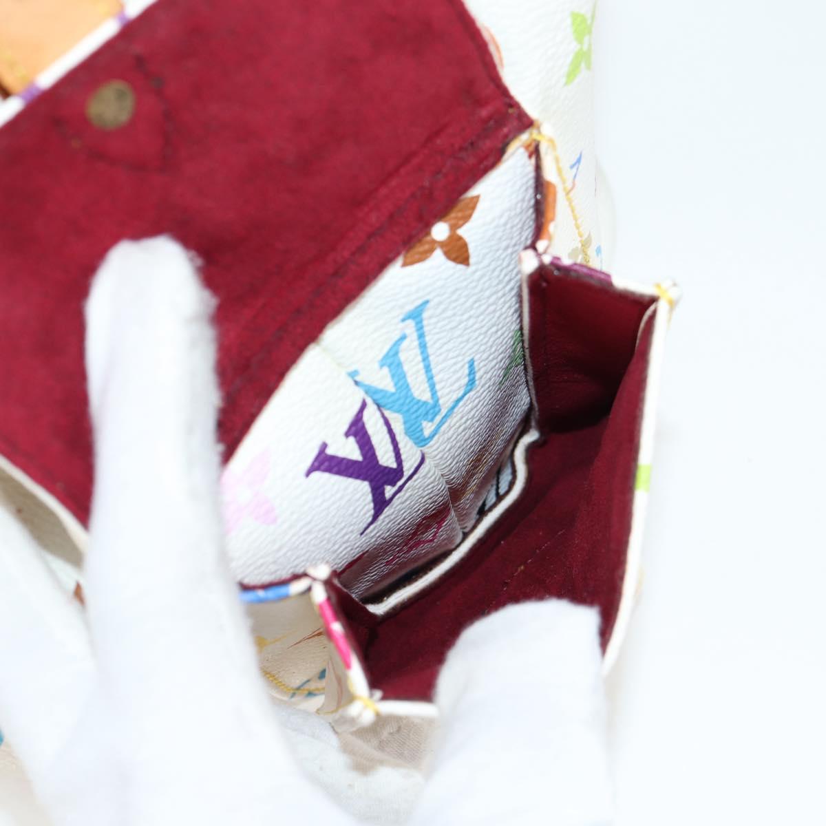 LOUIS VUITTON Monogram Multicolor Petit Noe Bag White M42229 LV Auth 136626V